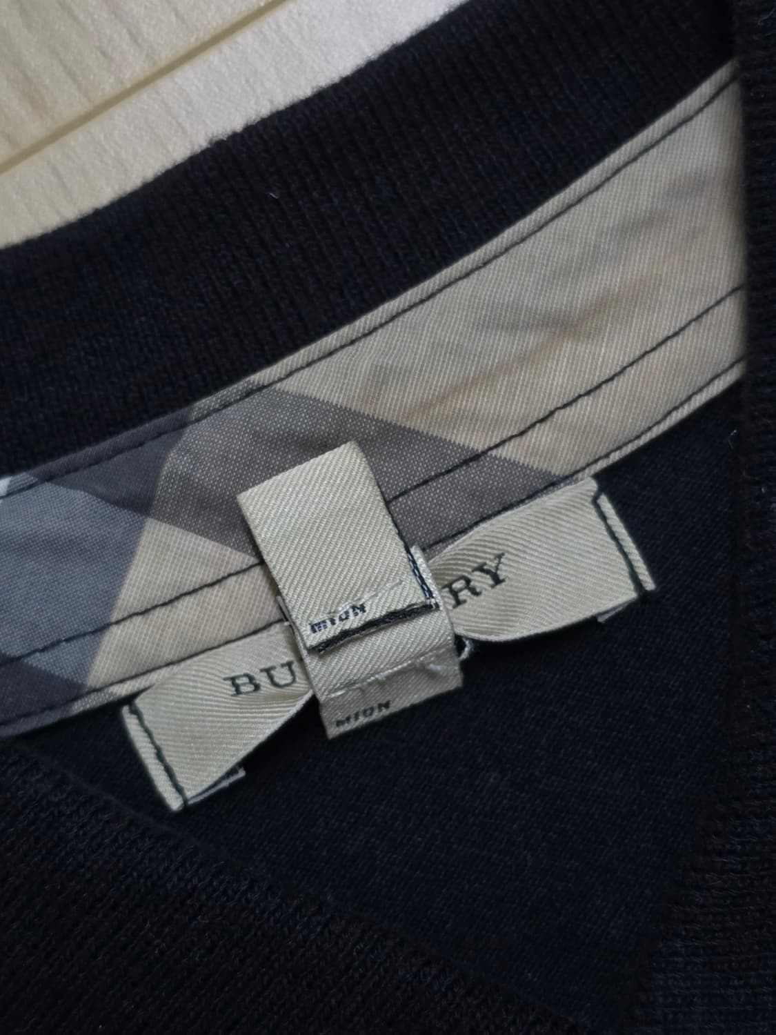 Burberry 버버리 블랙 벨티드 미디 원피스 S 상품이미지7