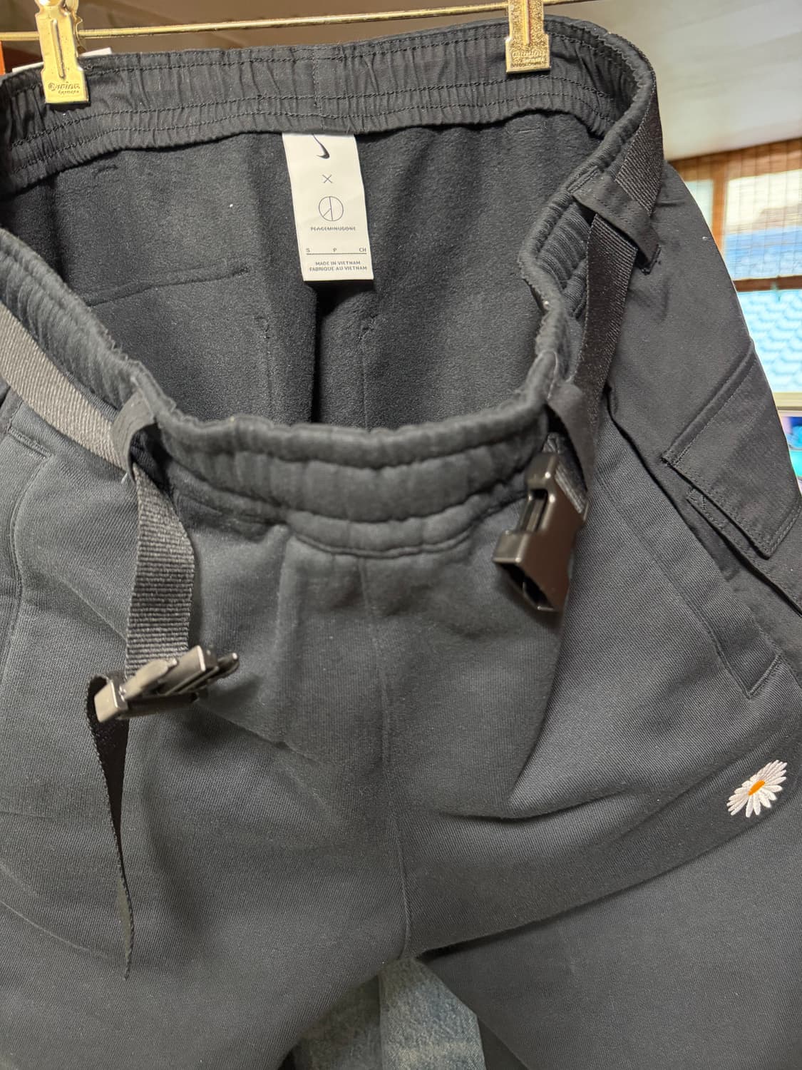 나이키 x 피스마이너스원  와이드 팬츠 블랙 (DR0096-010) 상품이미지3