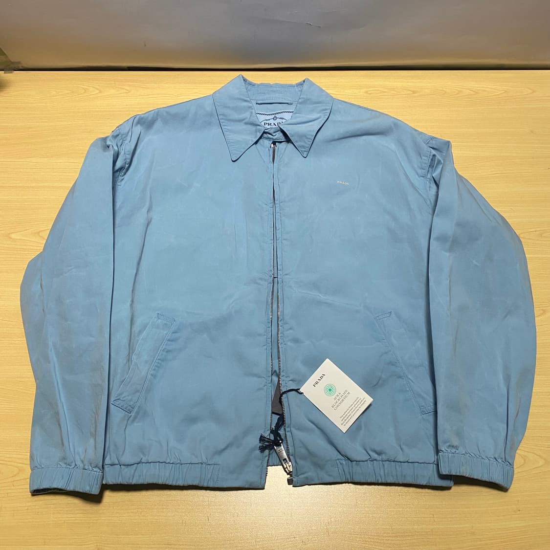 [40] 프라다 올드 개버딘 블루종 아스트로블루 상품이미지5