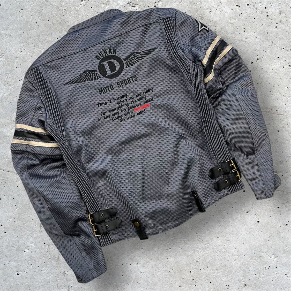 [M] DUHAN 오토바이 라이딩 메쉬 자켓 그레이 A646 상품이미지2