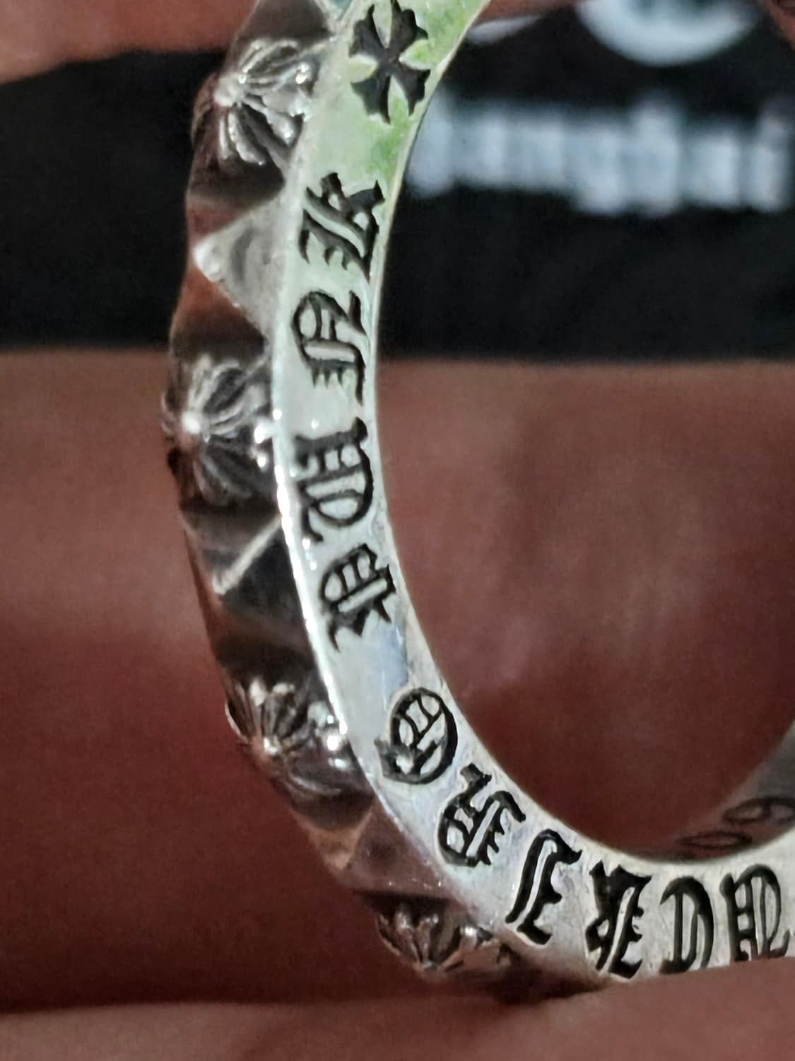 크롬하츠 크로스 스페이서링3mm 상품이미지5