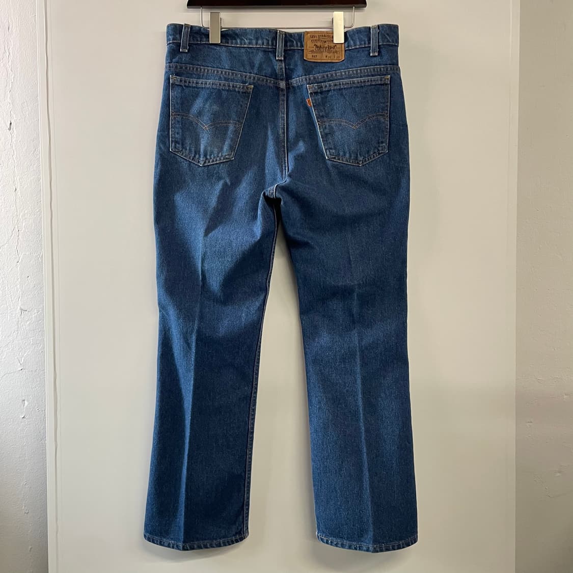 90s 리바이스 517 오렌지탭 부츠컷 데님팬츠 USA 상품이미지6
