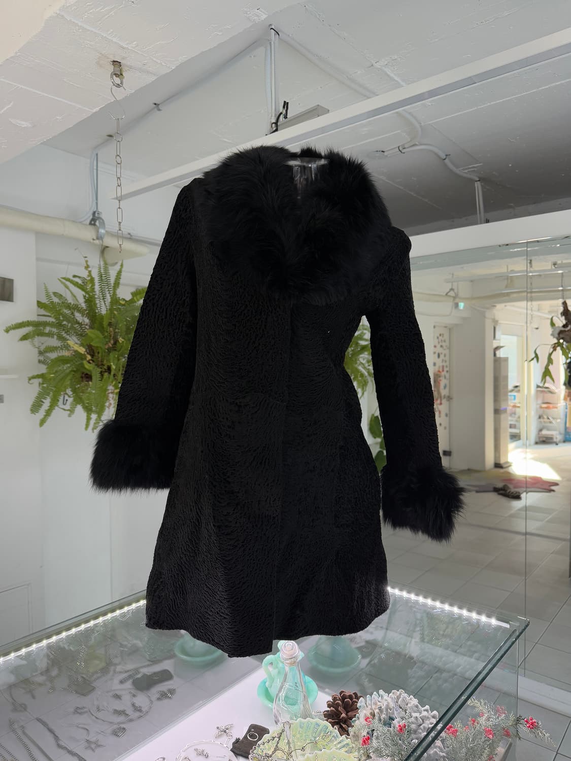 real leather shearling jacket 상품이미지4