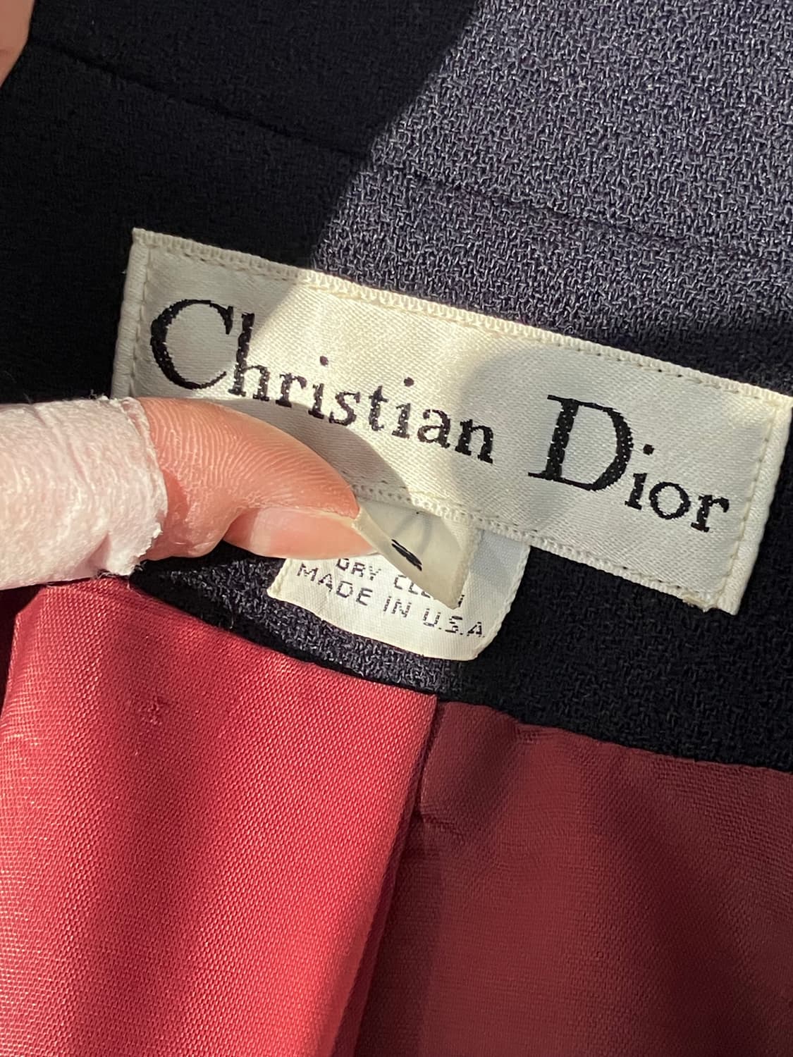 Christian Dior 골드 버튼 더블 울 블레이저 상품이미지4