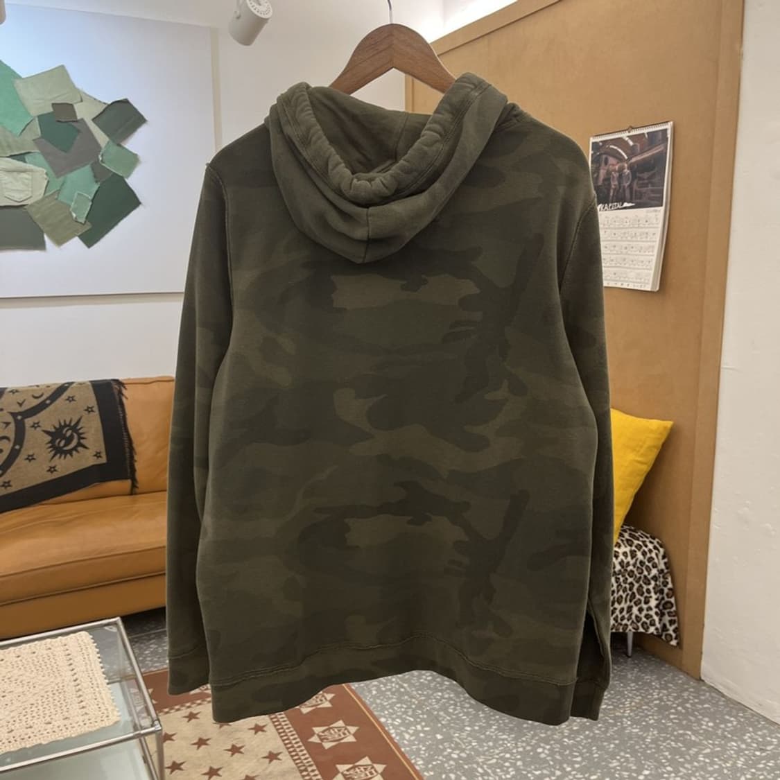 아베크롬비 빈티지 밀리터리 카모플라주 후드티 XL C10310 상품이미지4