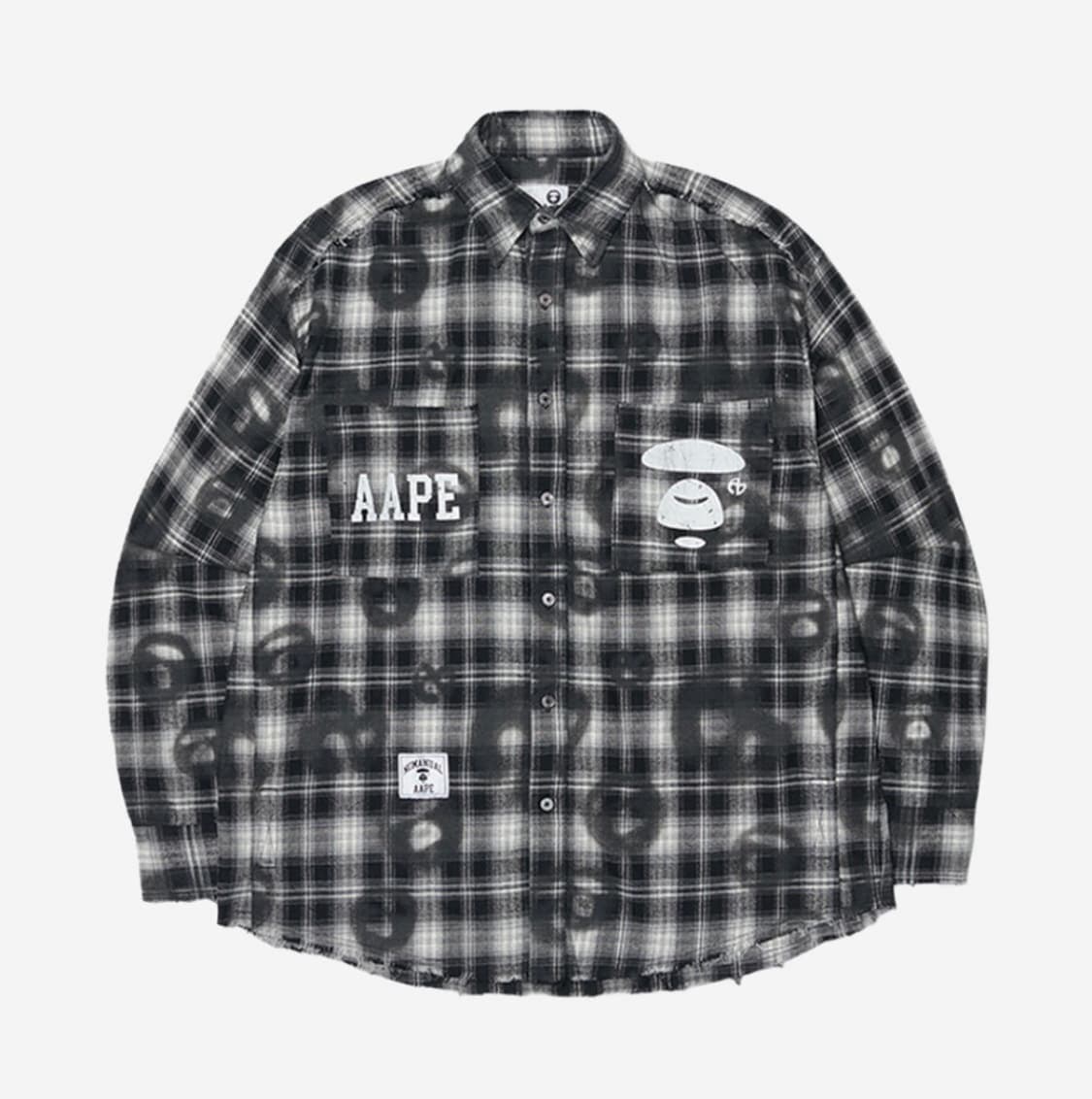 노매뉴얼 에이프 셔츠 M 상품이미지1