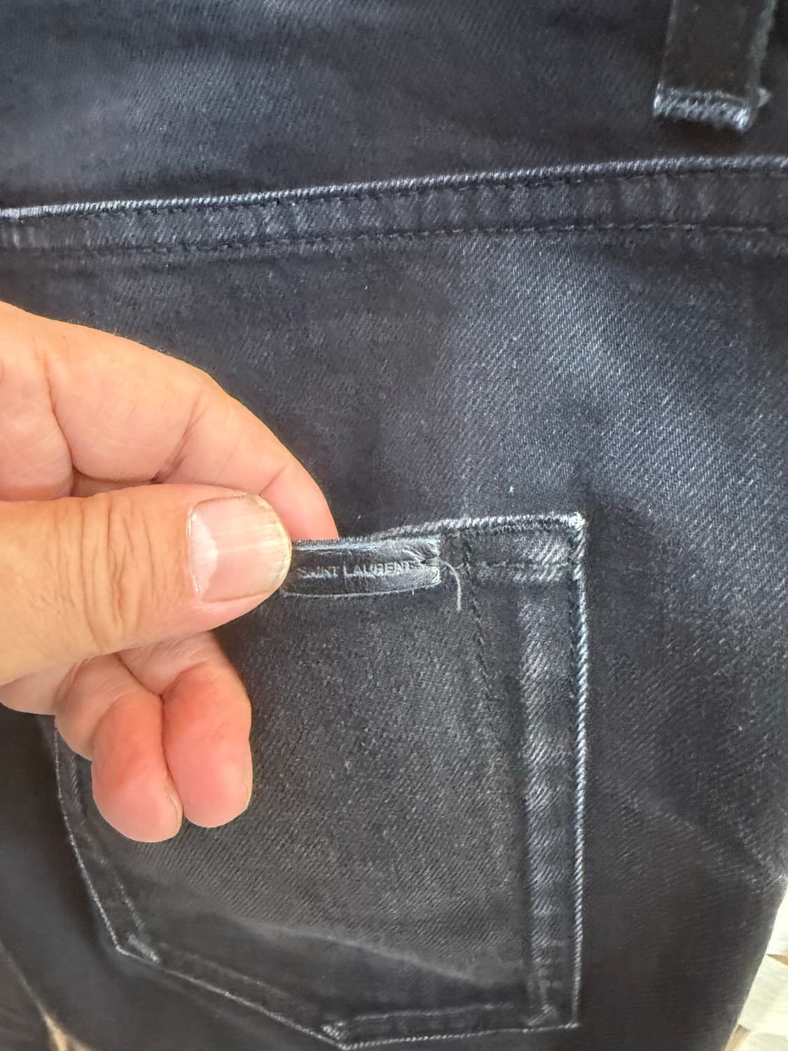 32-33 정품 생로랑 블랙진 팝니다 상품이미지7