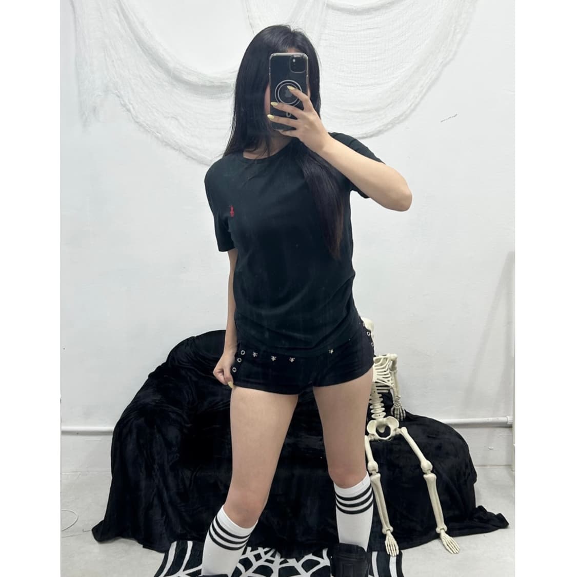 POLO RALPH LAUREN BLACK T-SHIRT 상품이미지1