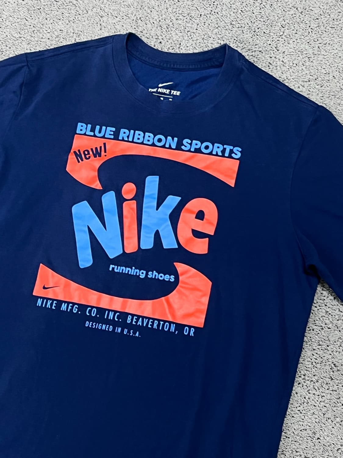 (XL) 나이키 드라이핏 반팔 네이비 상품이미지2