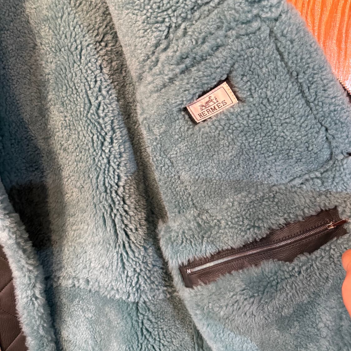 에르메스 2022 f/w 시어링 햄프 무스탕 자켓  상품이미지6