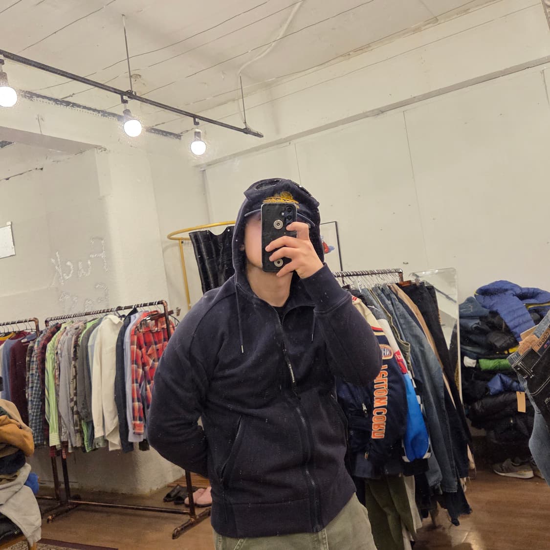 cp컴퍼니 씨피컴퍼니 고글 후드집업 네이비 m 상품이미지10