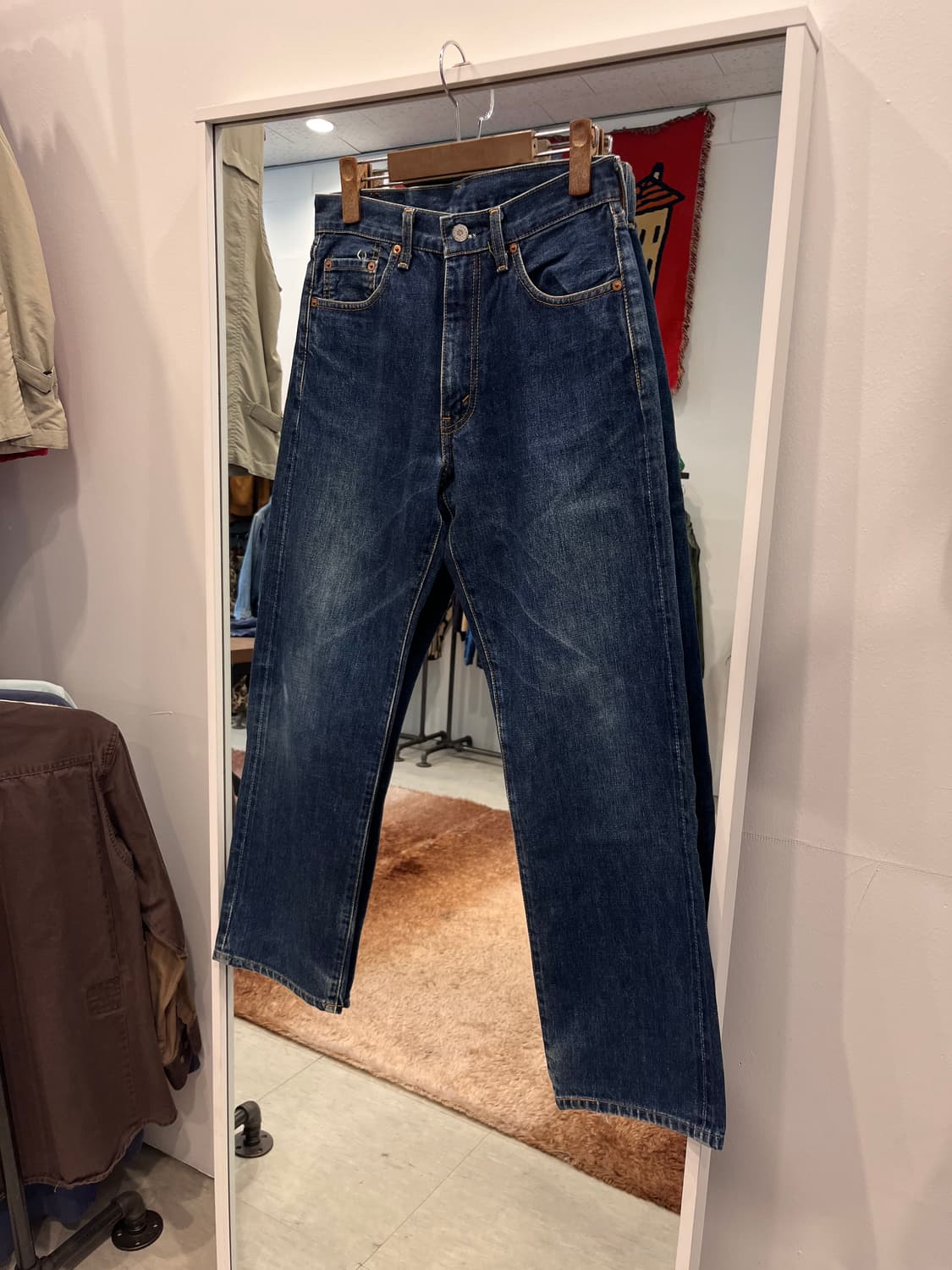 90s Levis 리바이스 502xx 셀비지 데님 팬츠 (Japan) 상품이미지1