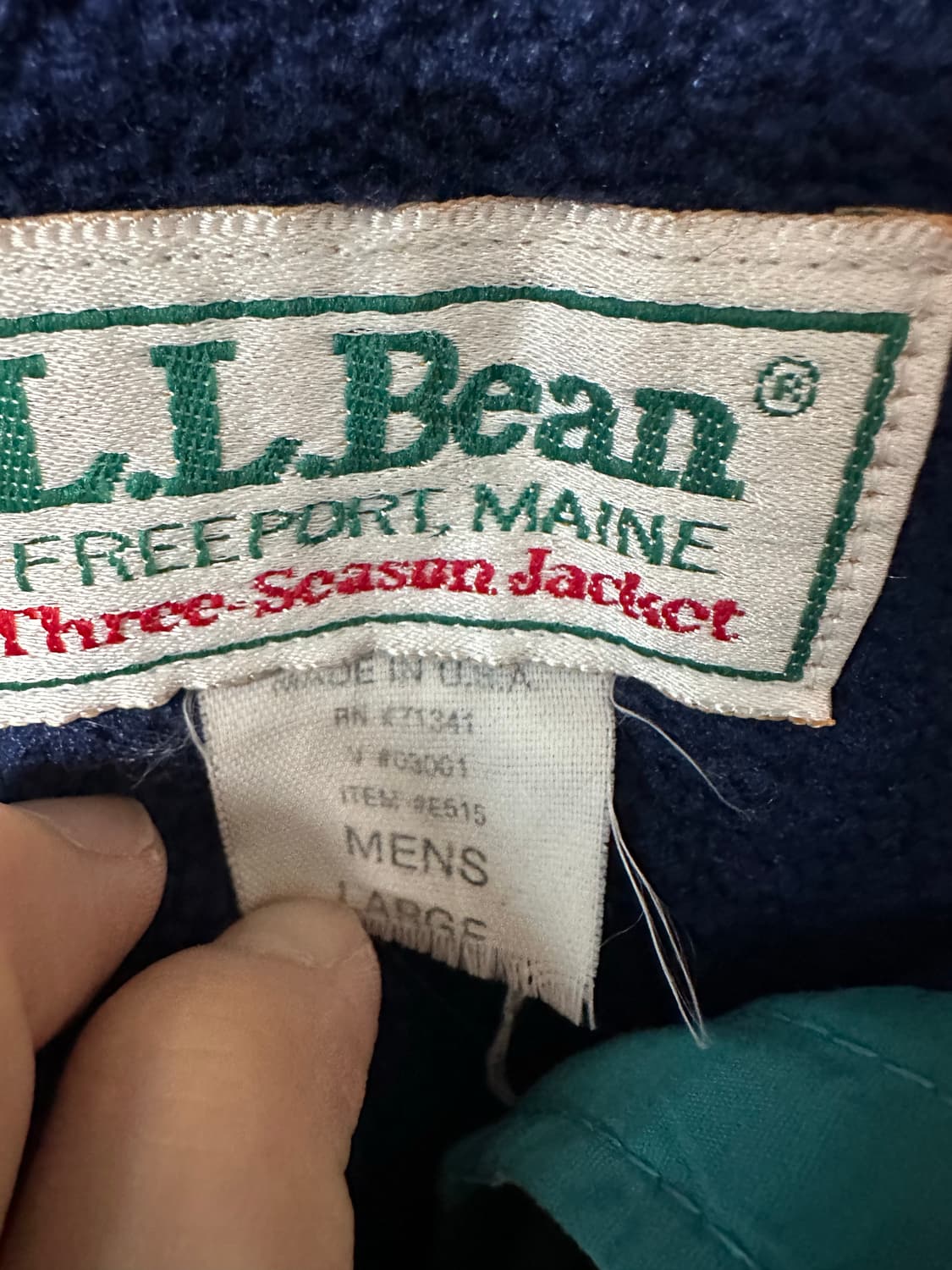 빈티지 LL BEAN 웜업자켓 상품이미지2