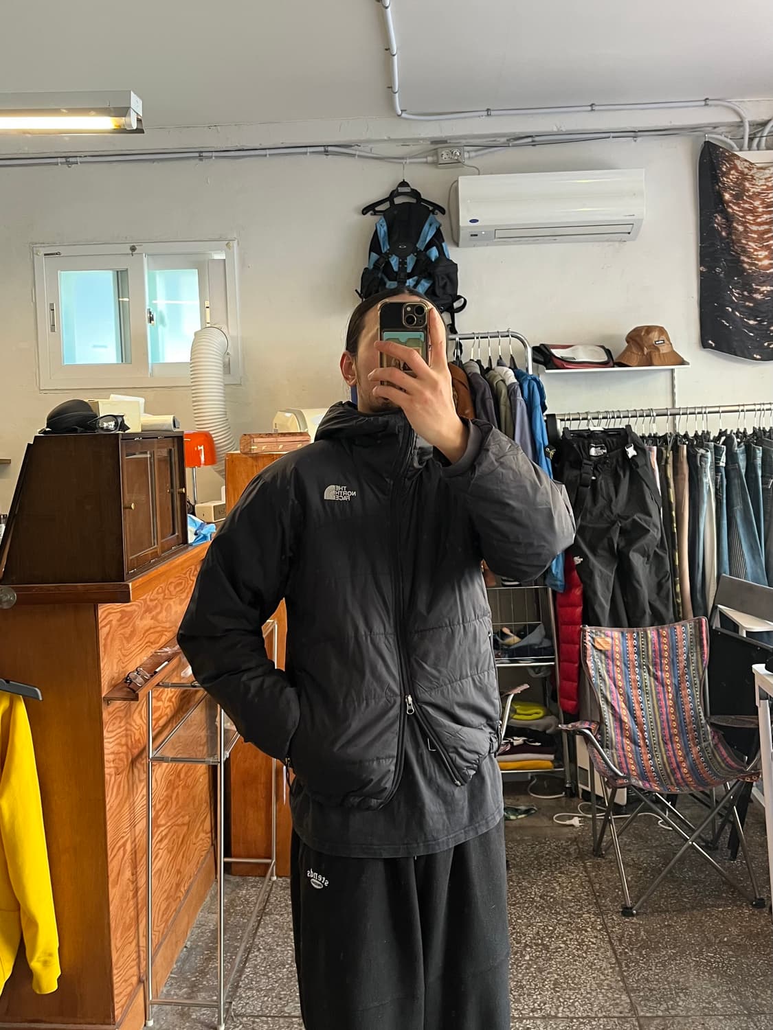 노스페이스 2way 후드 경량패딩  상품이미지2