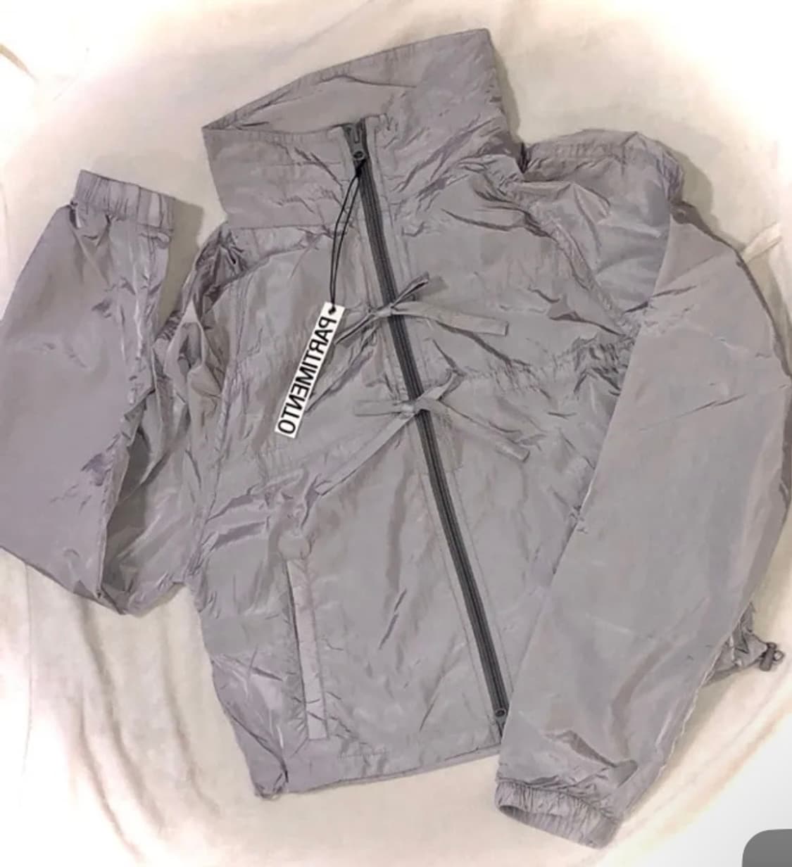 파르티멘토 우먼 셔링 후디 윈드브레이커 상품이미지1