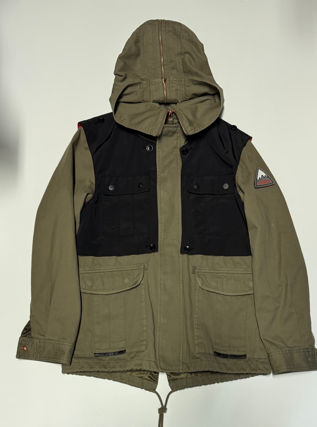 코데즈컴바인 베스트 디테일 후드 야상 자켓 L~XL 상품이미지1