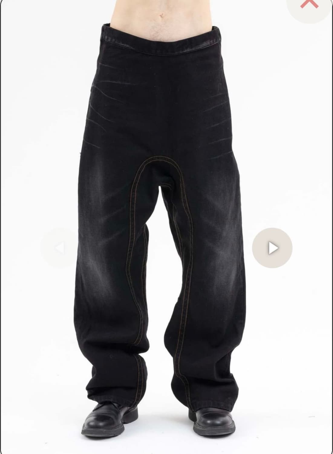 [33] y/project souffle jeans 와이프로젝트 상품이미지1