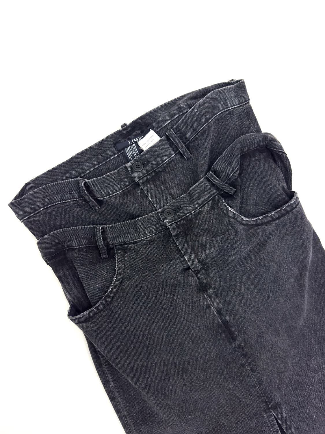 LIMI feu Layered Waist Denim Skirt/ M 상품이미지3