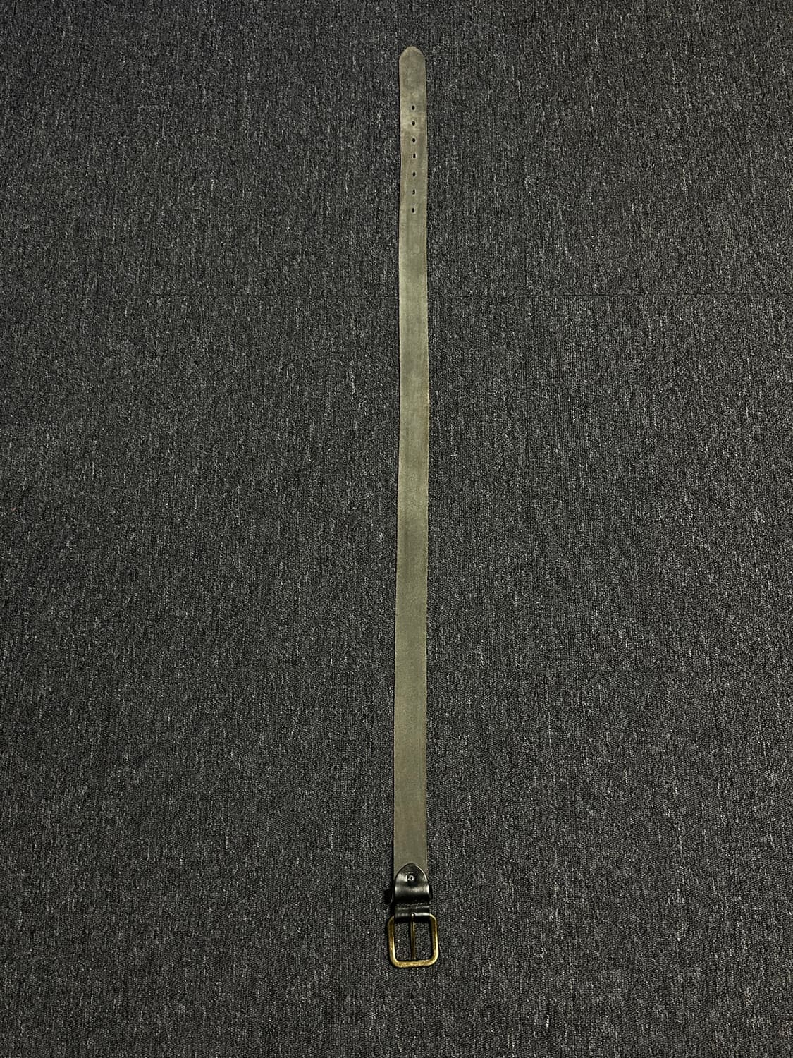 RRL(더블알엘) 레더 벨트 블랙 상품이미지3