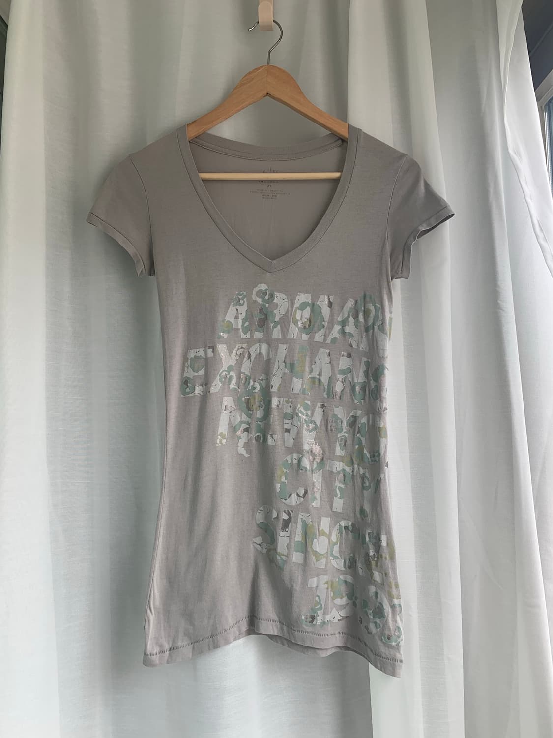 Armani exchange v-neck half t 상품이미지1