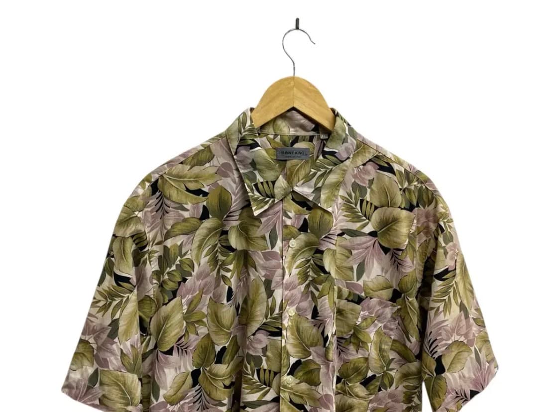 프로럴 빈티지 카키 하와이안 셔츠 2XL 상품이미지4