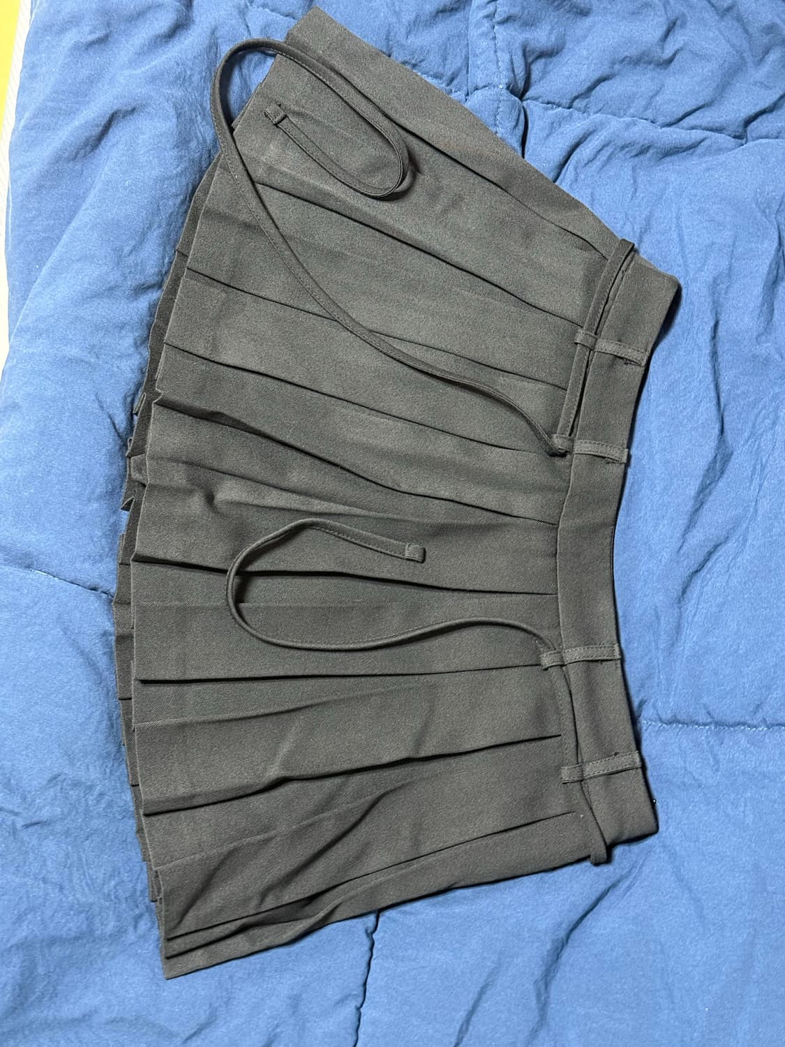 쓰리타임즈 치어리스커트 블랙 S 상품이미지3