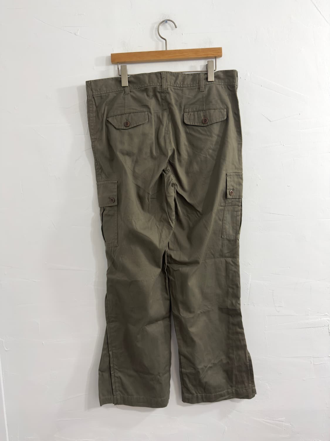 human woman khaki cargo pants 상품이미지6