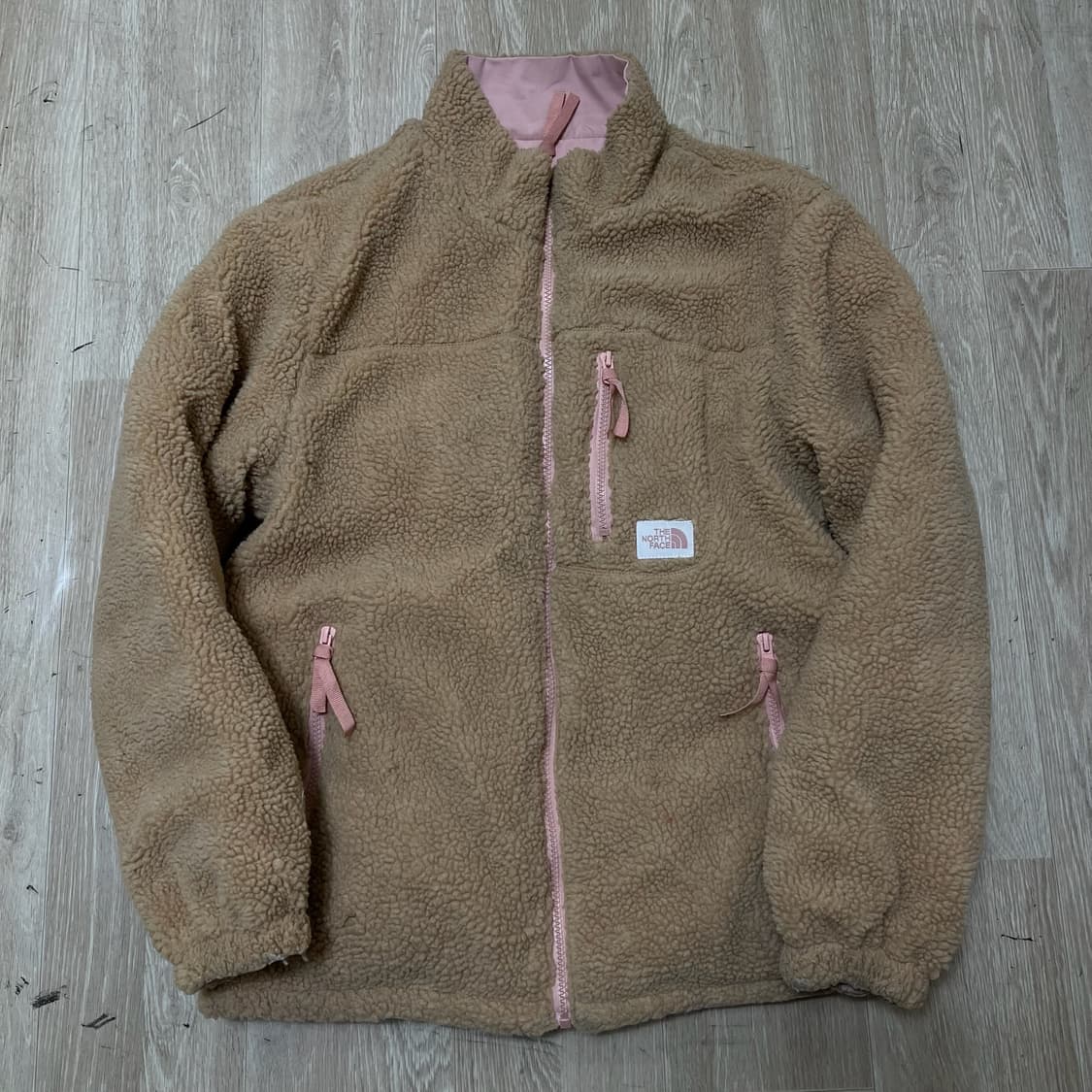 노스페이스 비베러 리버시블 후리스 패딩 S/90  상품이미지4