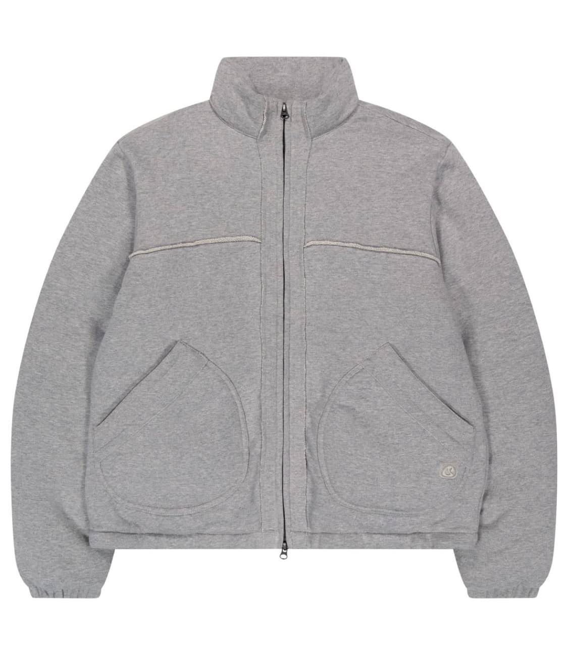 Coyseio 코이세이오 코지 스웻 다운 멜란지 그레이 상품이미지1