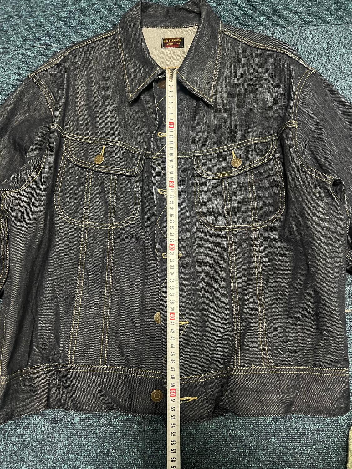 아웃스탠딩 리 복각 청자켓 / 50S WESTERN RIDER SELVE 상품이미지4