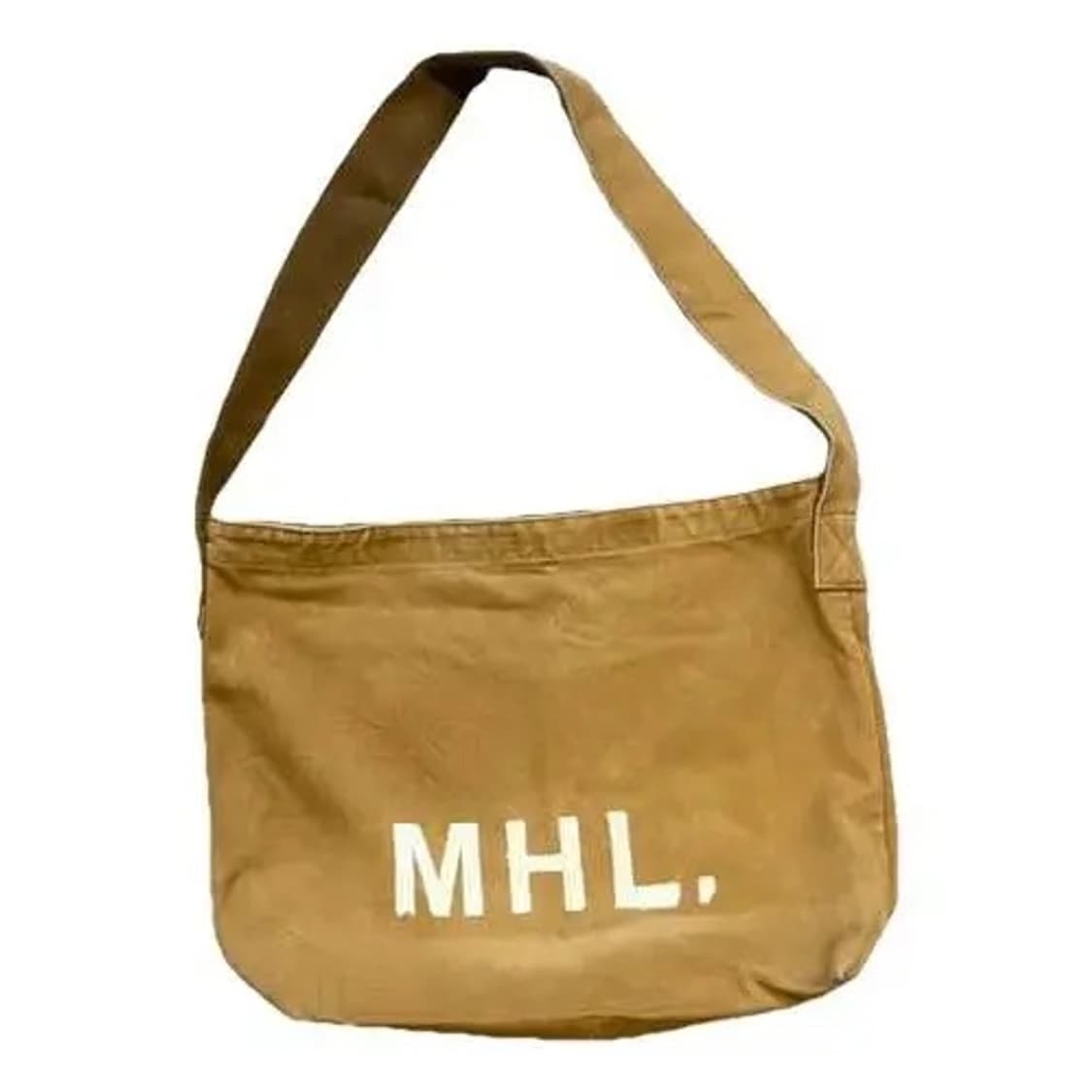 MHL 마가렛호웰 헤비 코튼 크로스백 카멜 탄 컬러 상품이미지2