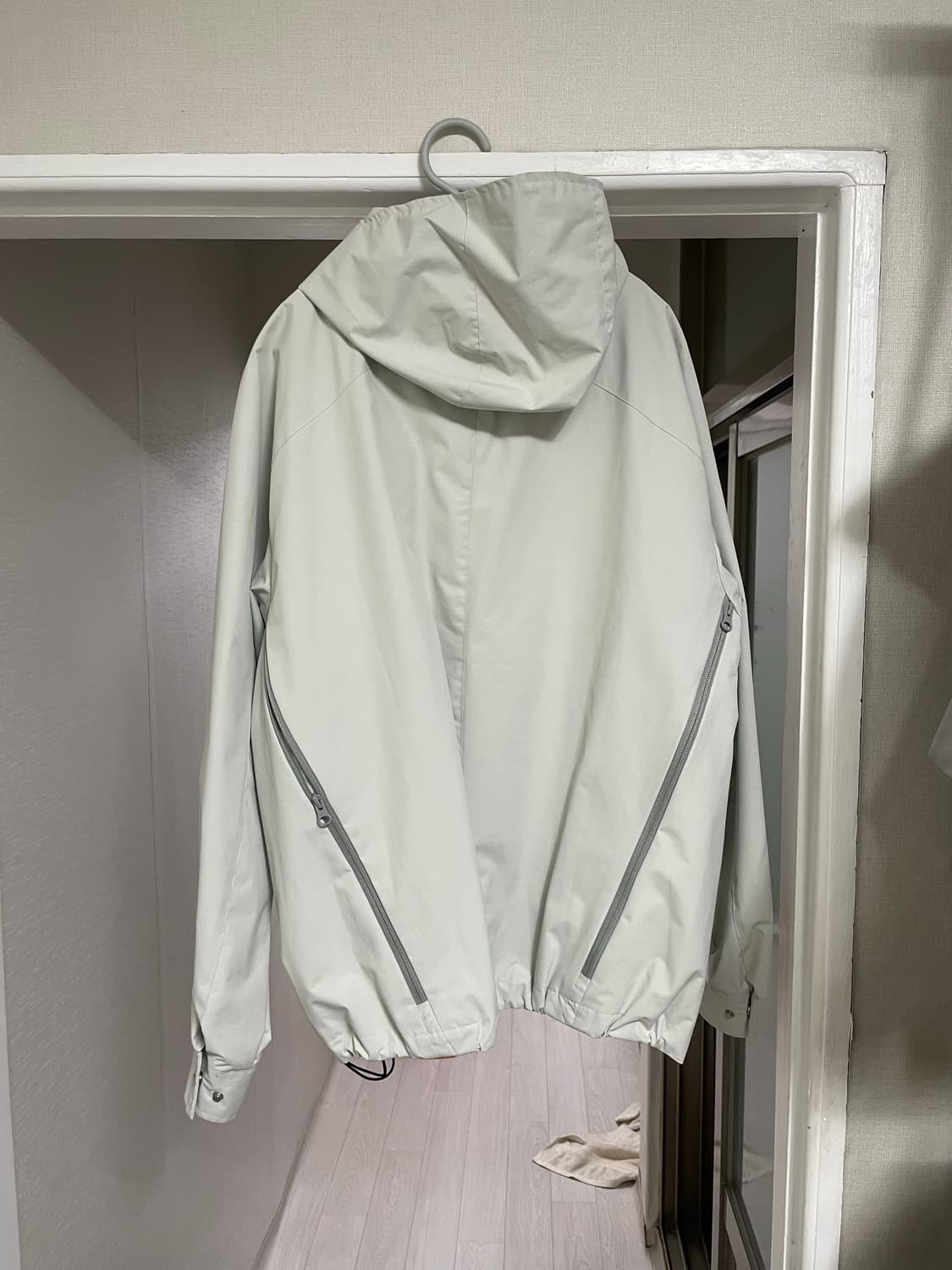 산산기어 지퍼 자켓 오프화이트 상품이미지2