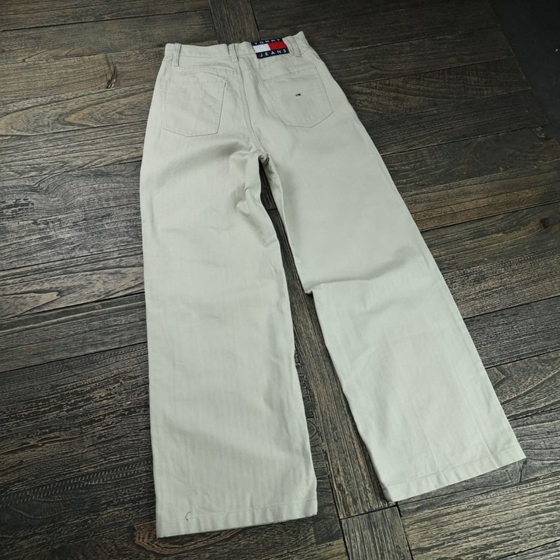 [타미힐피거] 로고 자수 와이드 코튼 팬츠 M19014 상품이미지1