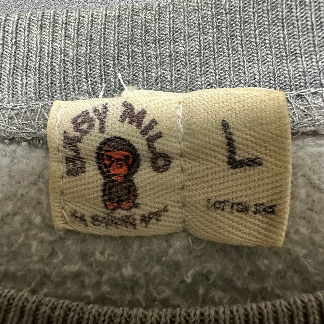 [L]베이프 베이비 마일로 아미 맨투맨 상품이미지5