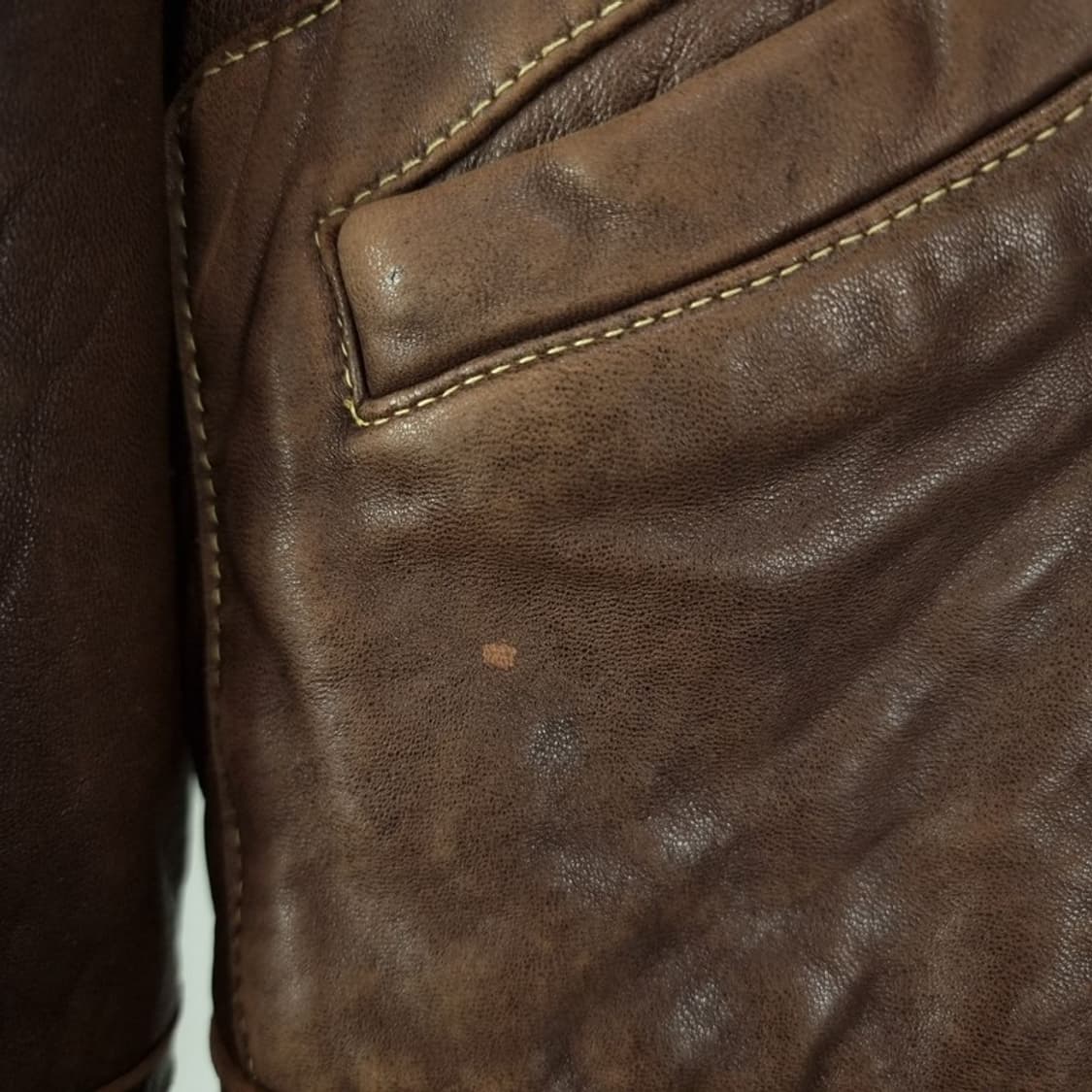 [빈티지] 리얼 쉽스킨 양가죽 무스탕 무톤 자켓 M19204 상품이미지9