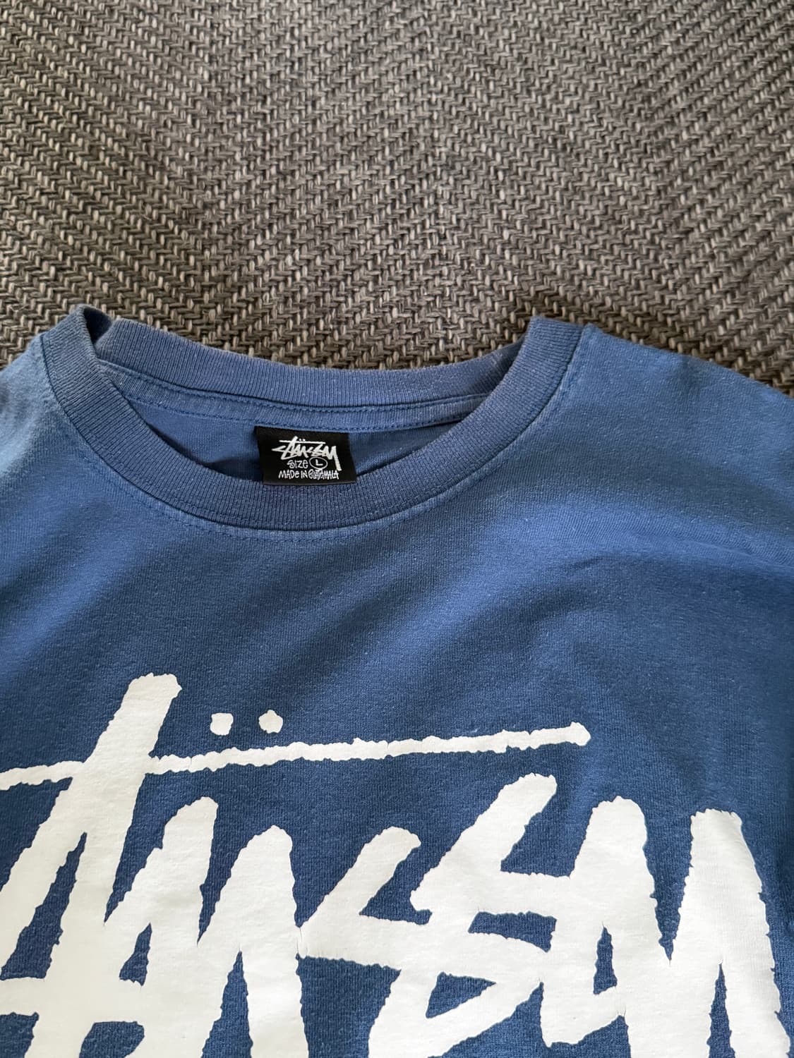 스투시 월드투어 롱슬리브 티셔츠 미드나잇 상품이미지3