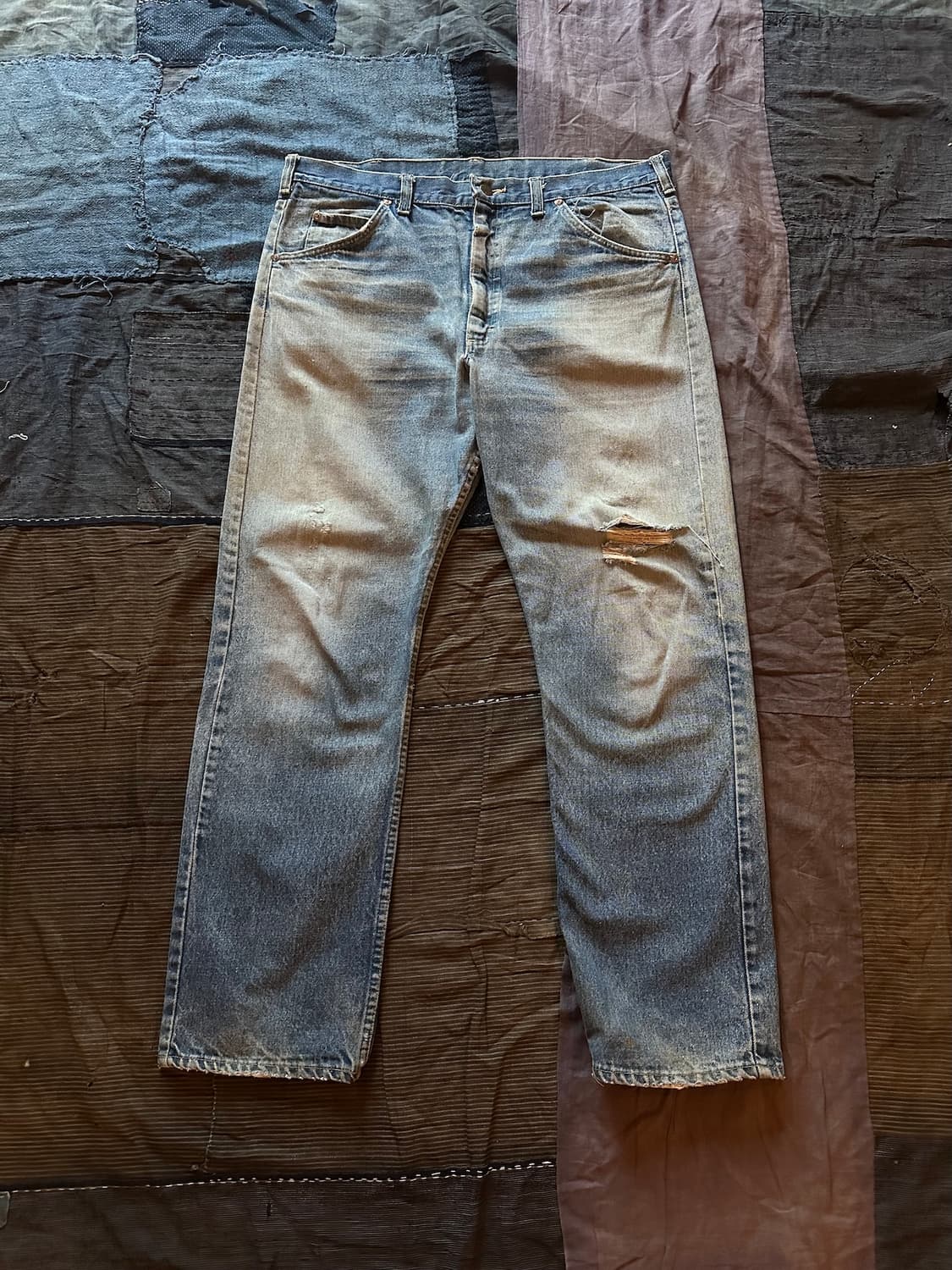 70s USA LEE 빈티지 리 라이더스 데님 팬츠 상품이미지2