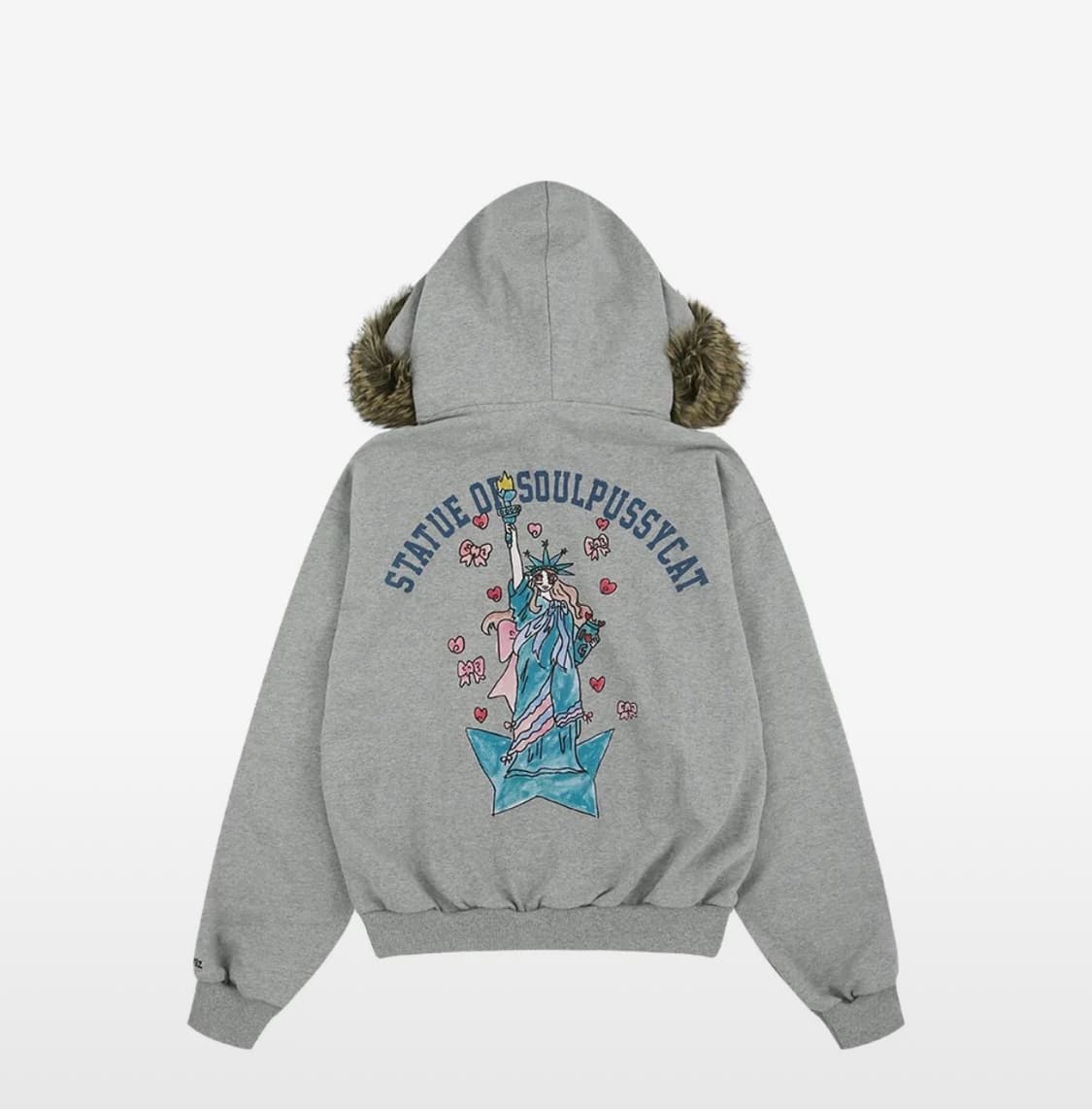 [SOULPUSSSYCAT X GRAILZ] PARODY FUR ZIP 상품이미지2