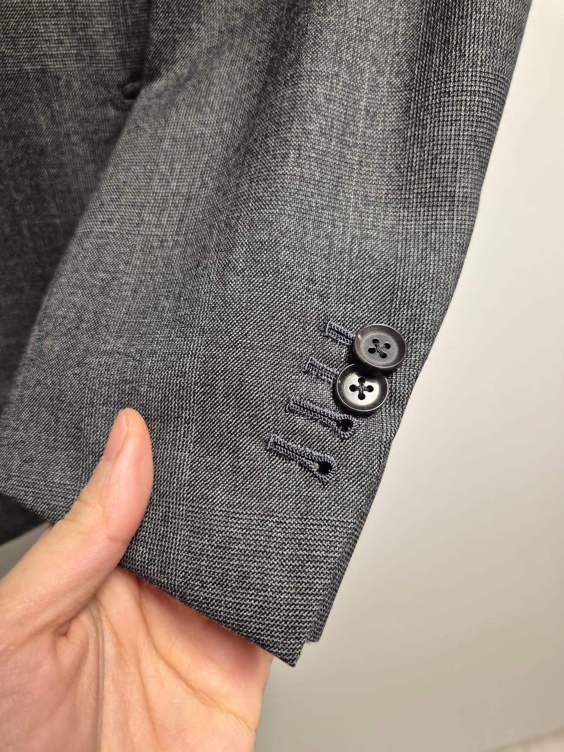 링자켓 블랙라벨 / pow 울 차콜 수트 / 48, 48 상품이미지8