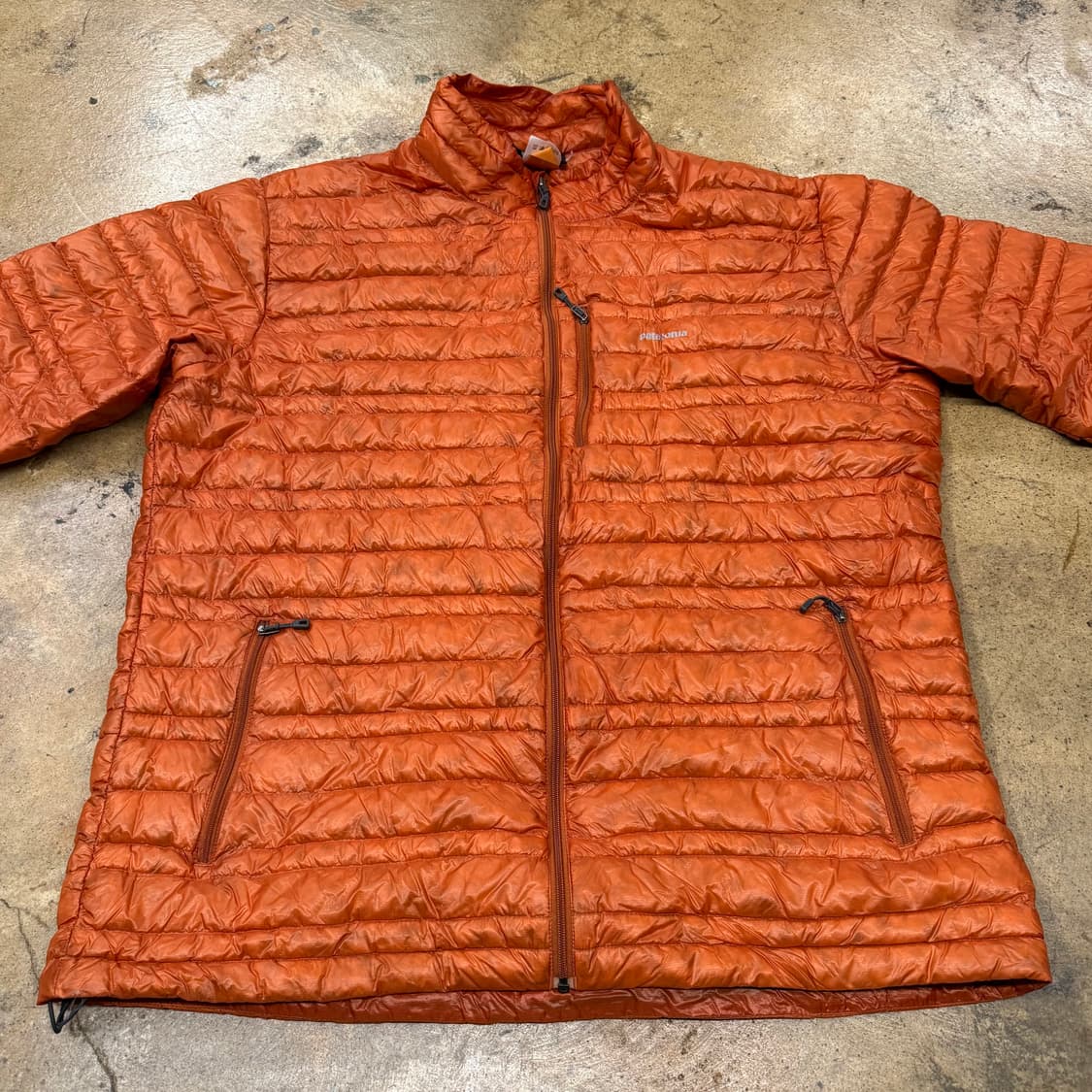 [정품] 파타고니아 오렌지색 경량 패딩 자켓 b16 상품이미지3