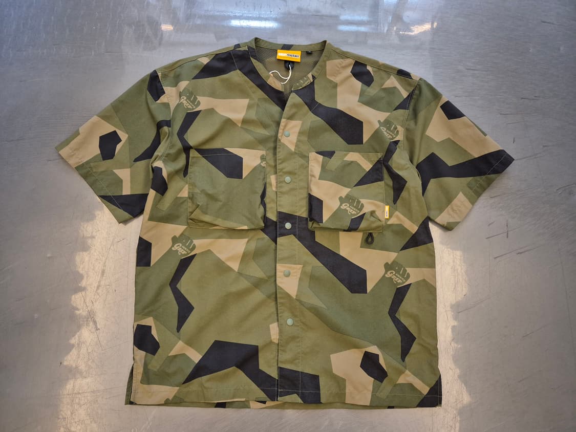 그립스와니 카모 나일론 베이스볼 셔츠 상품이미지1