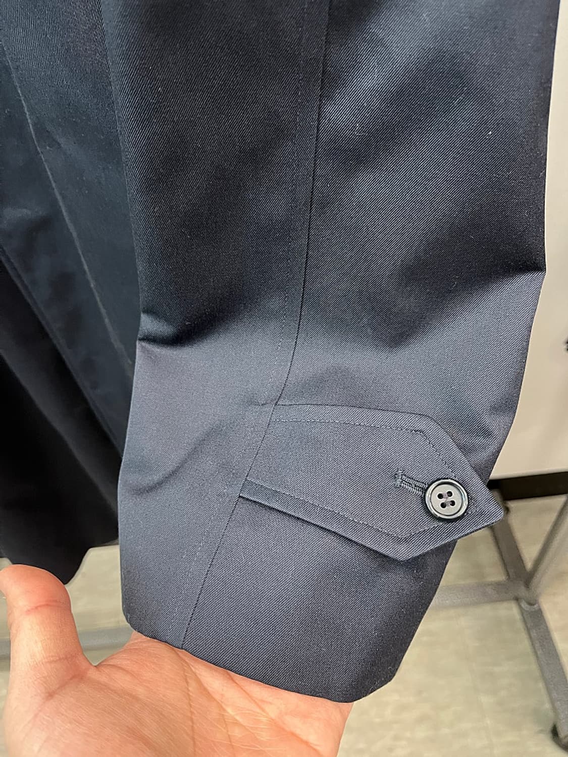 105) 버버리 네이비 개버딘 내피코트  상품이미지3