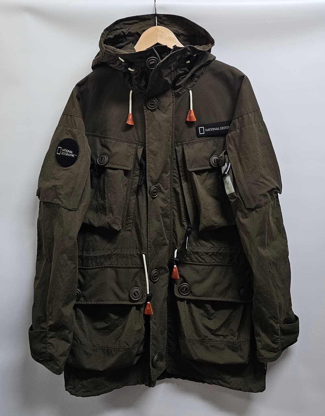 내셔널지오그래픽 포켓 야상 후드자켓 L 상품이미지1