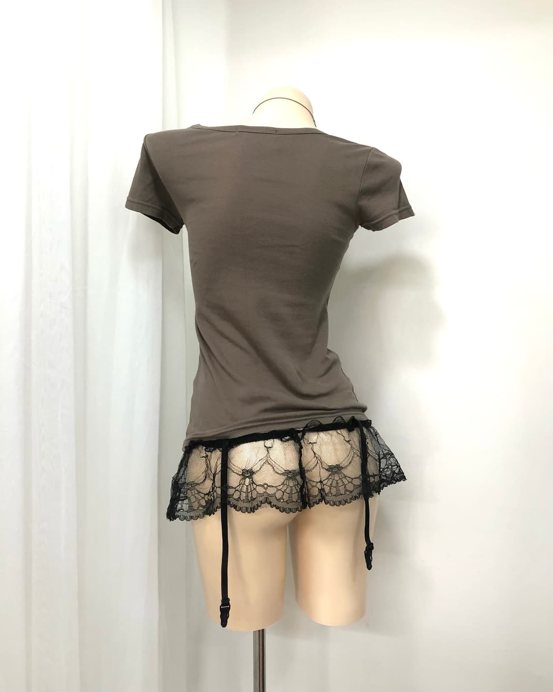 trump card printing khaki brown tee 상품이미지3