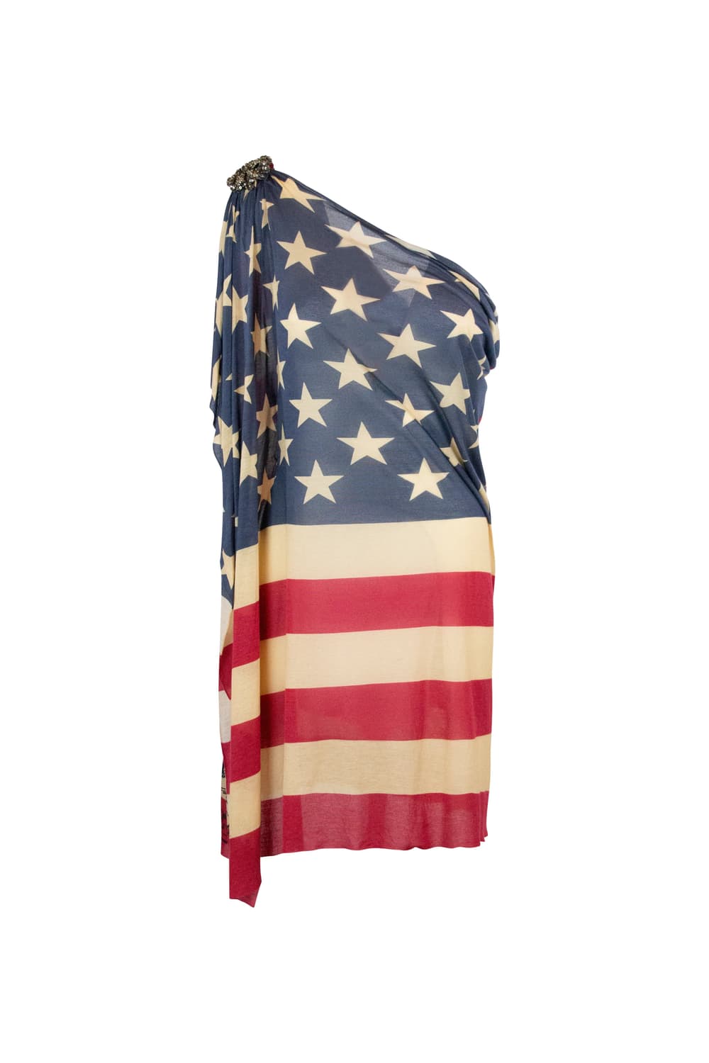 디스퀘어드2 아메리칸 플래그 성조기 원숄더 원피스 상품이미지4