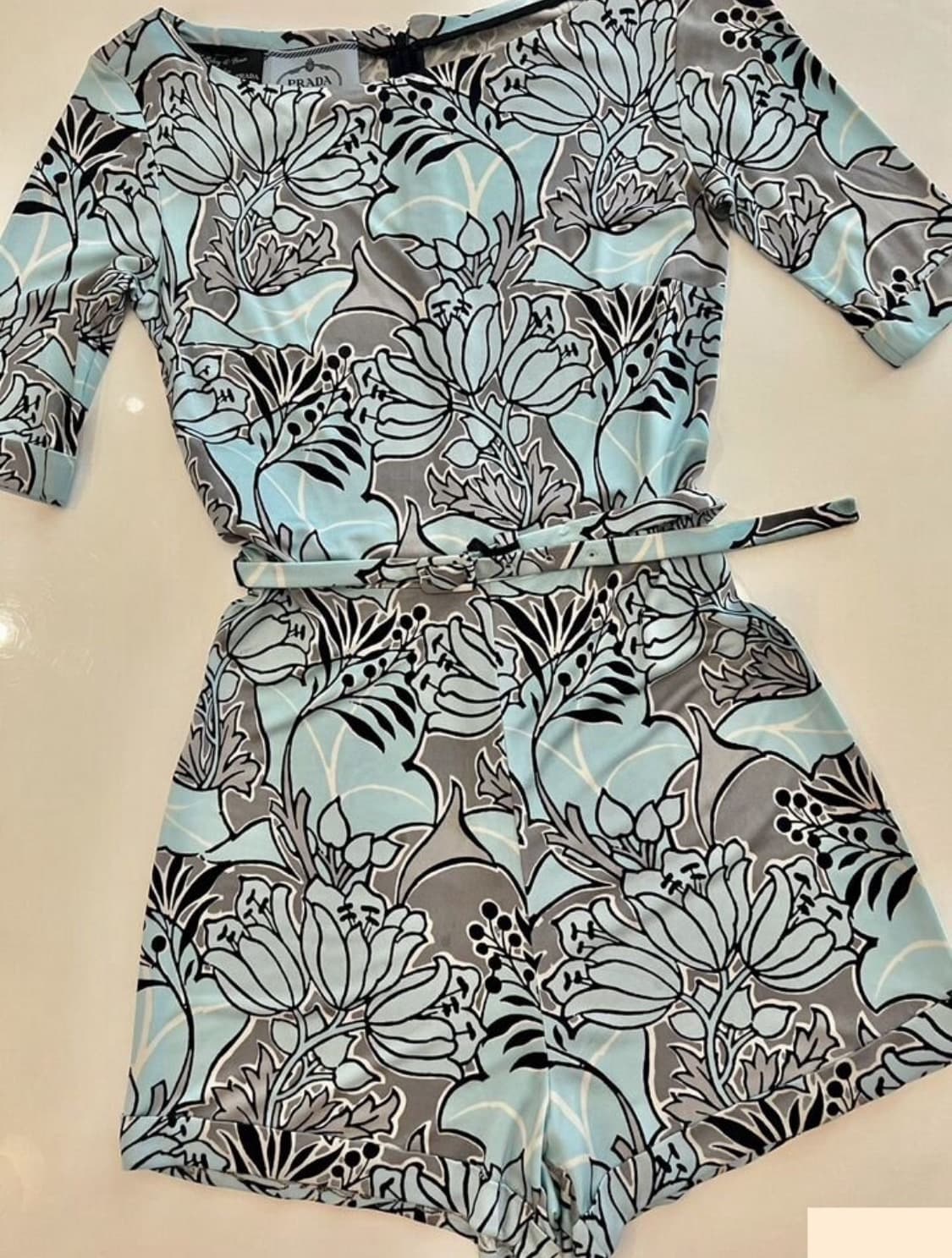 PRADA 03 FW 프라다 스페셜 리-에디션 점프수트(실크)해외발송 상품이미지2