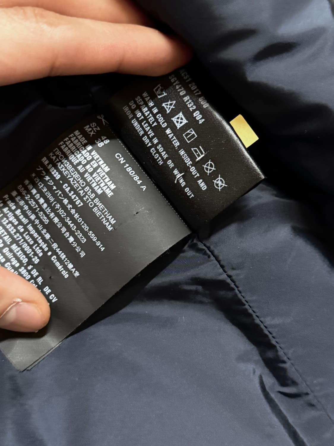 프라다 스포츠 나일론 맥 코트 상품이미지8