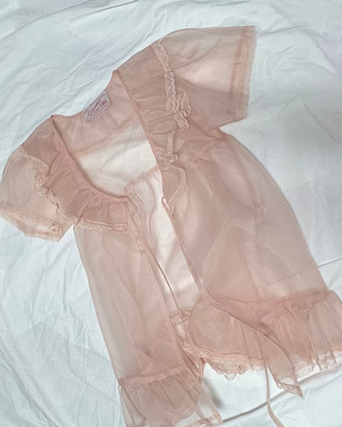 프레클 freckle organza ruffle mini dress 상품이미지2