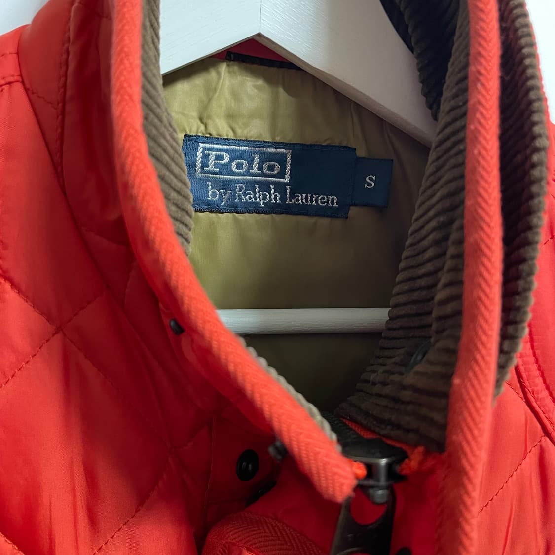 [S] 폴로 랄프로렌 빈티지 퀼팅 조끼 오렌지 상품이미지2