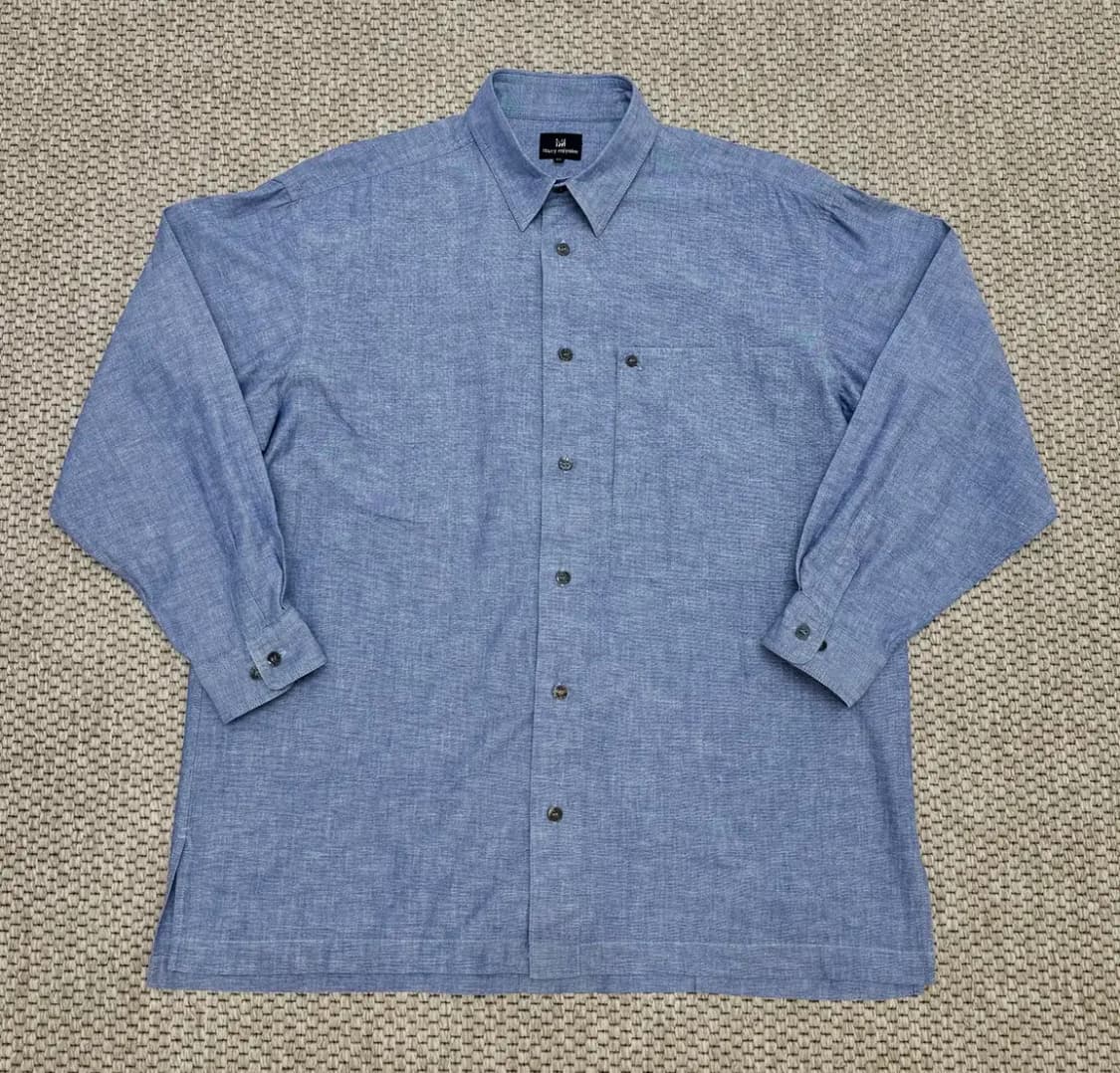 이세이미야케 80s 샴브레이 셔츠 상품이미지1